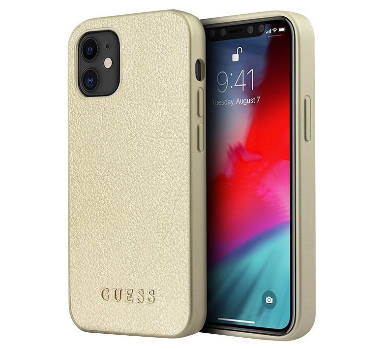 фото Чехол cg mobile guess iridescent iphone 12 mini золотой