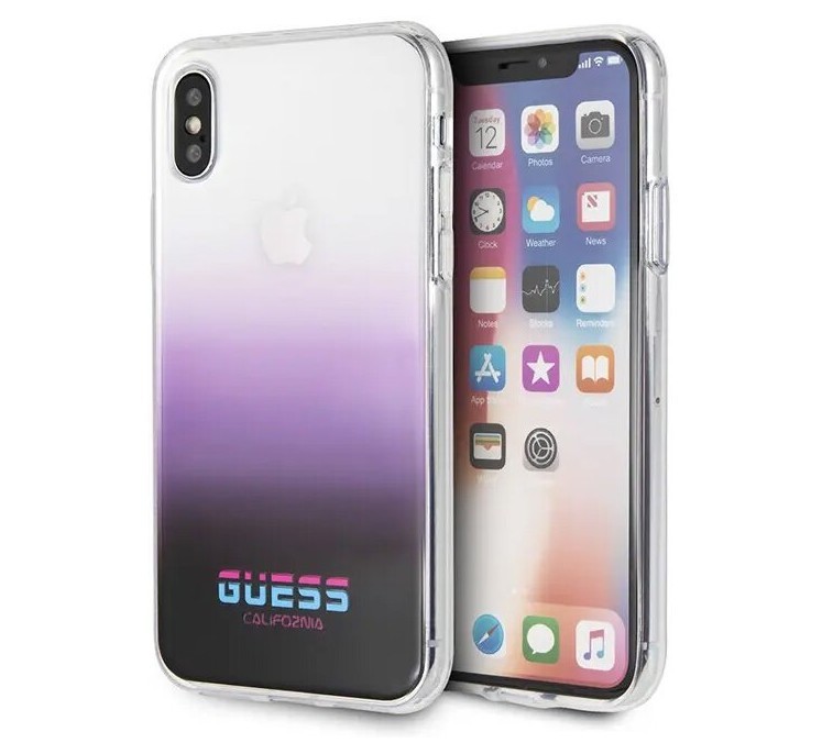 фото Чехол cg mobile guess california iphone x/xs розовый