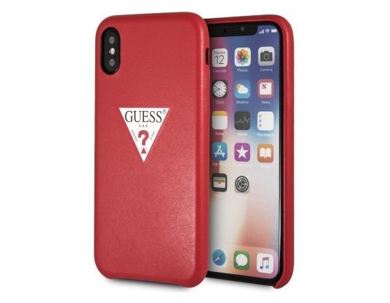 

Чехол CG Mobile Guess Triangle Logo Collection iPhone XS Max Красный