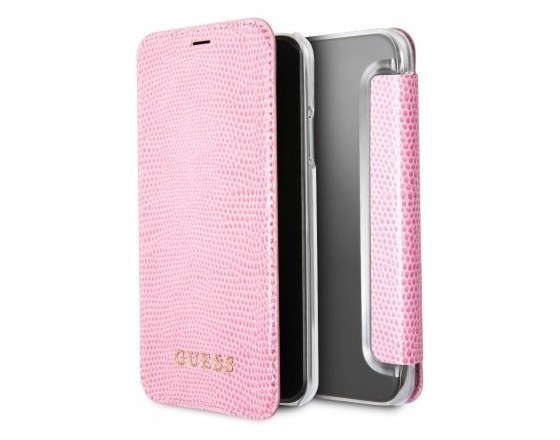 Чехол CG Mobile Guess Python Booktype iPhone X/XS Розовый