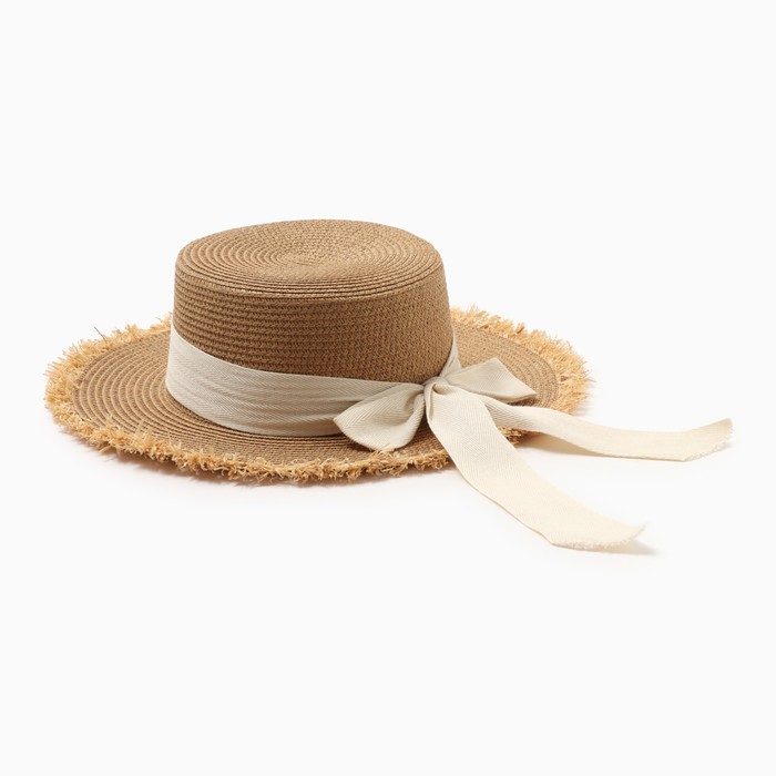 

Шляпа женская MINAKU Beauty-30 коричневая, р, Коричневый, beauty-30