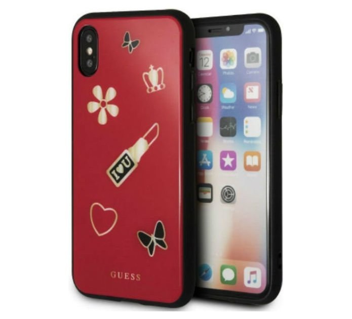 фото Чехол cg mobile guess iconic acrylic iphone x/xs красный