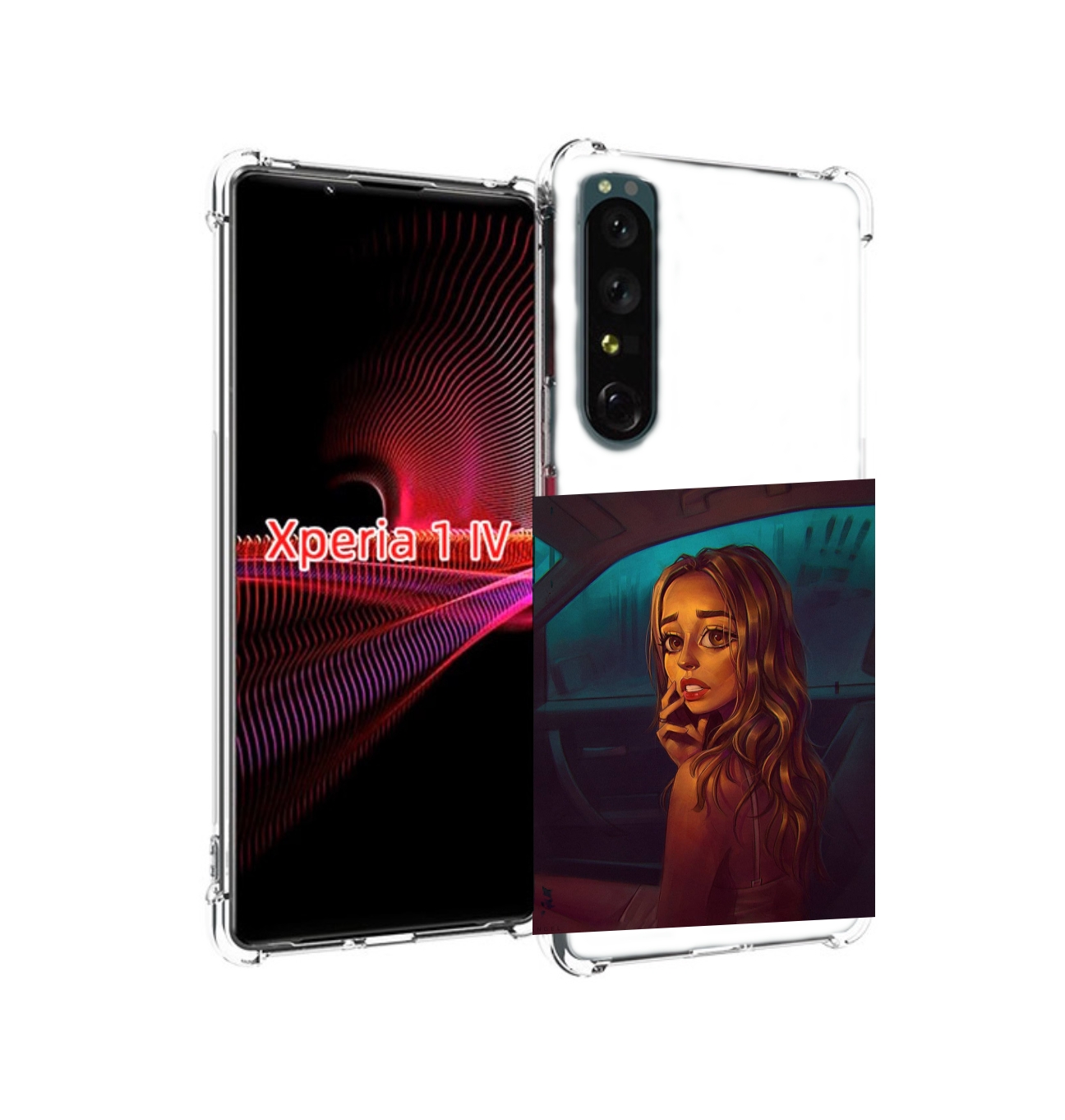 

Чехол накладка MyPads пуп-невесты женский для Sony Xperia 1 IV, Прозрачный, Tocco