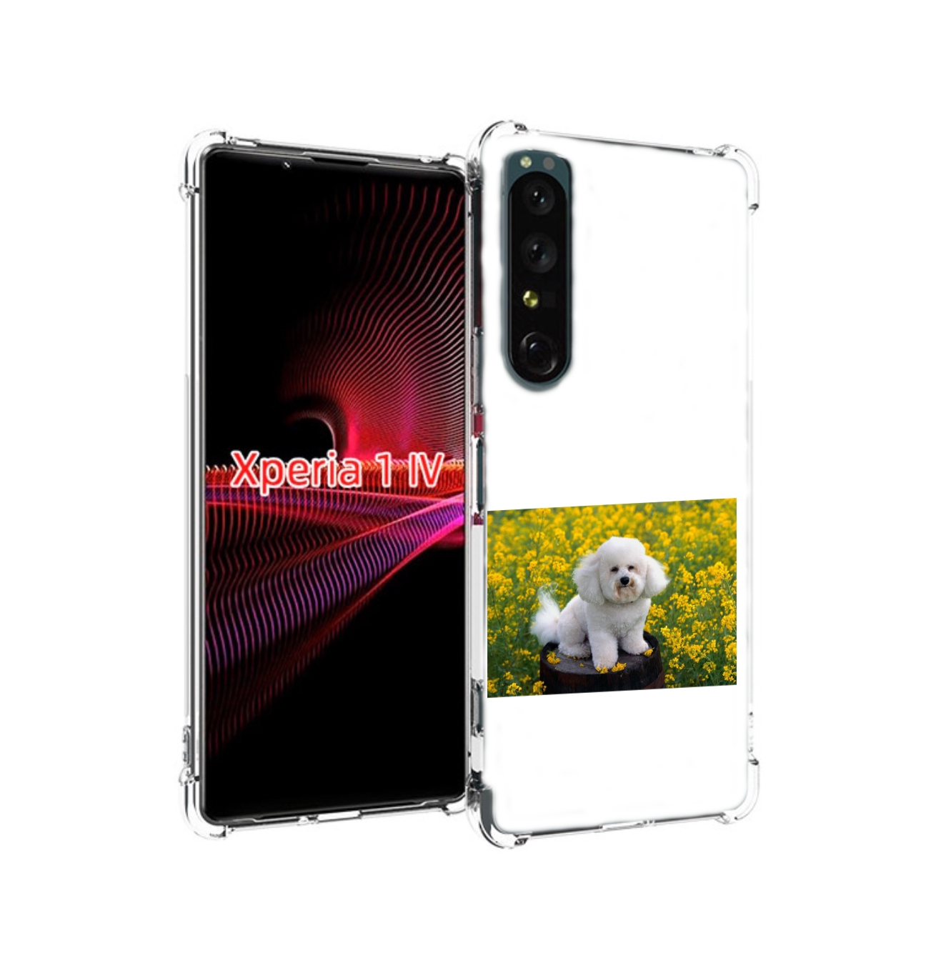 

Чехол накладка MyPads пудель белыи для Sony Xperia 1 IV, Прозрачный, Tocco