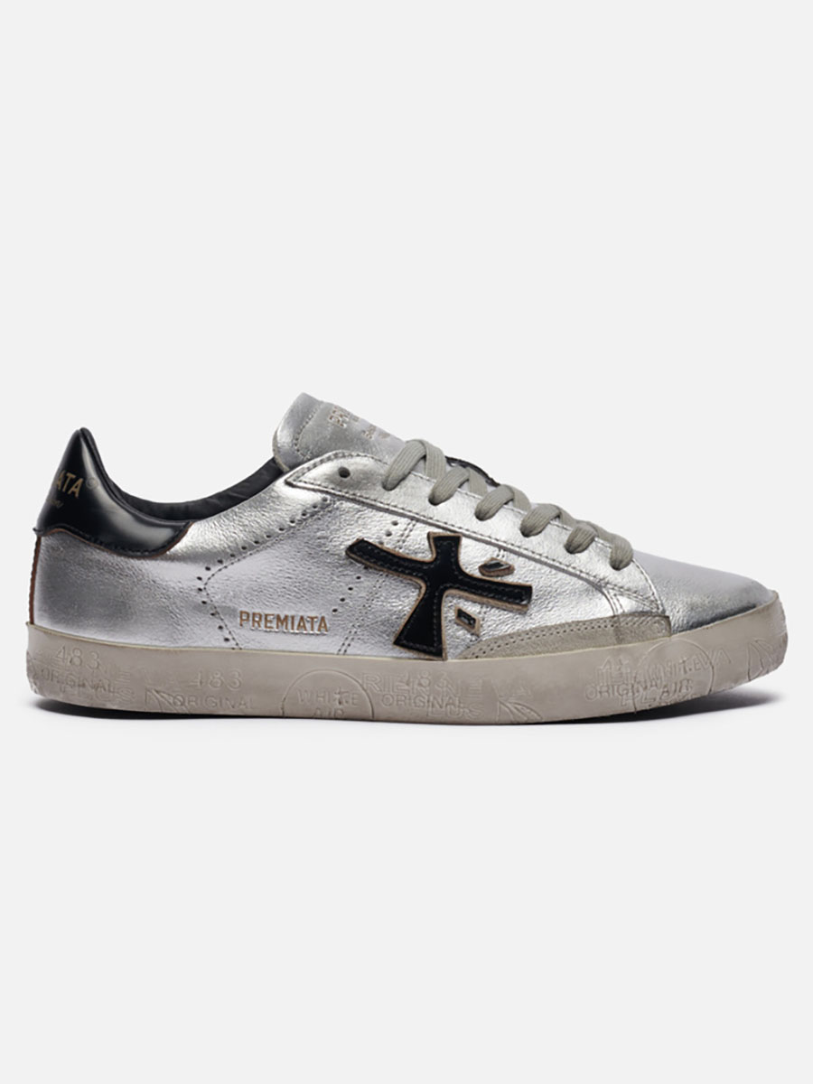 

Кеды женские Premiata Steven-d 4713 серебристые 41 EU, Steven-d 4713