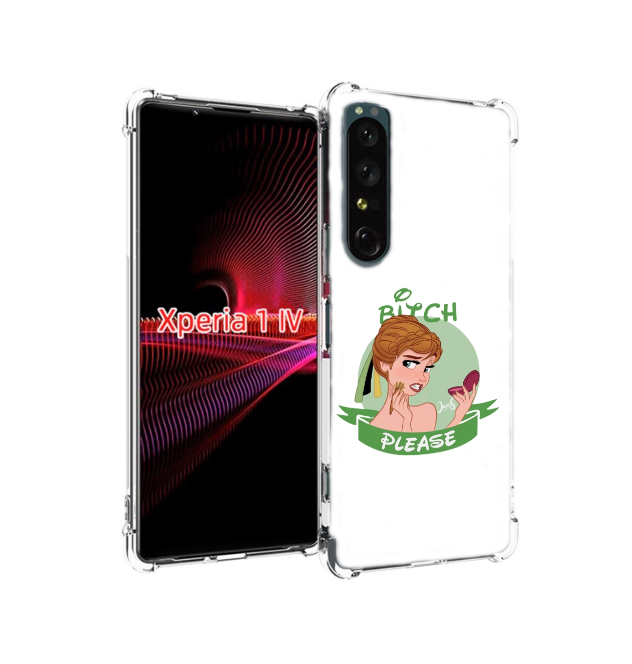 

Чехол накладка MyPads принцесса-Анна женский для Sony Xperia 1 IV, Прозрачный, Tocco