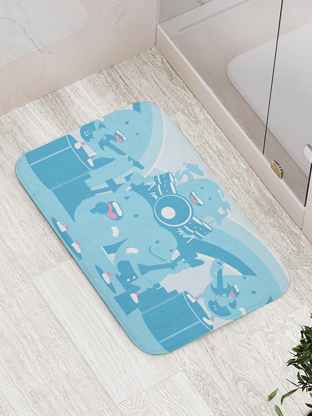 

Коврик противоскользящий для ванной, сауны, бассейна, 77х52 см bath_90184 JoyArty