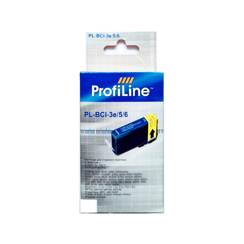 

Картридж для струйного принтера Profiline (PL-BCI-3eBk) черный, совместимый