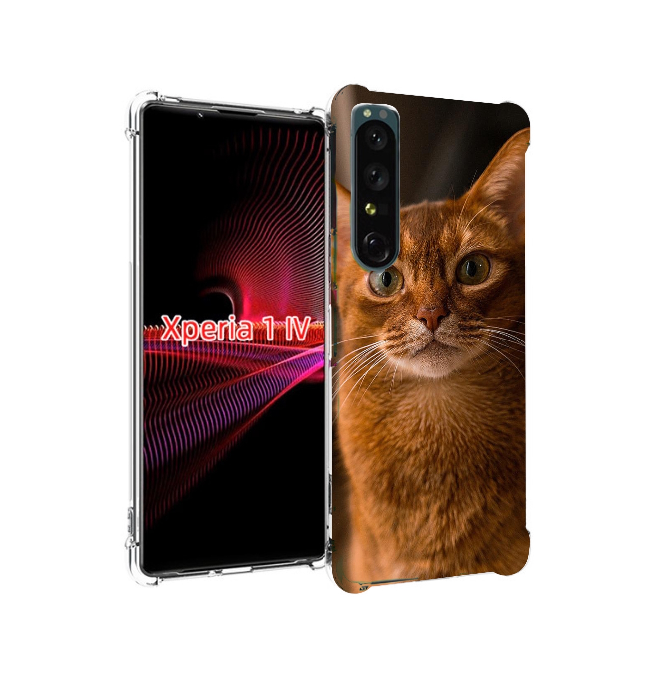 Чехол накладка MyPads порода кошки абисинская для Sony Xperia 1 IV