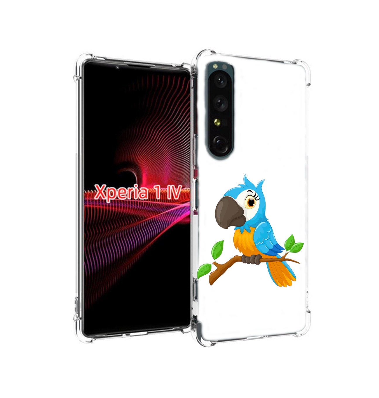 

Чехол накладка MyPads попугайчик детский для Sony Xperia 1 IV, Прозрачный, Tocco