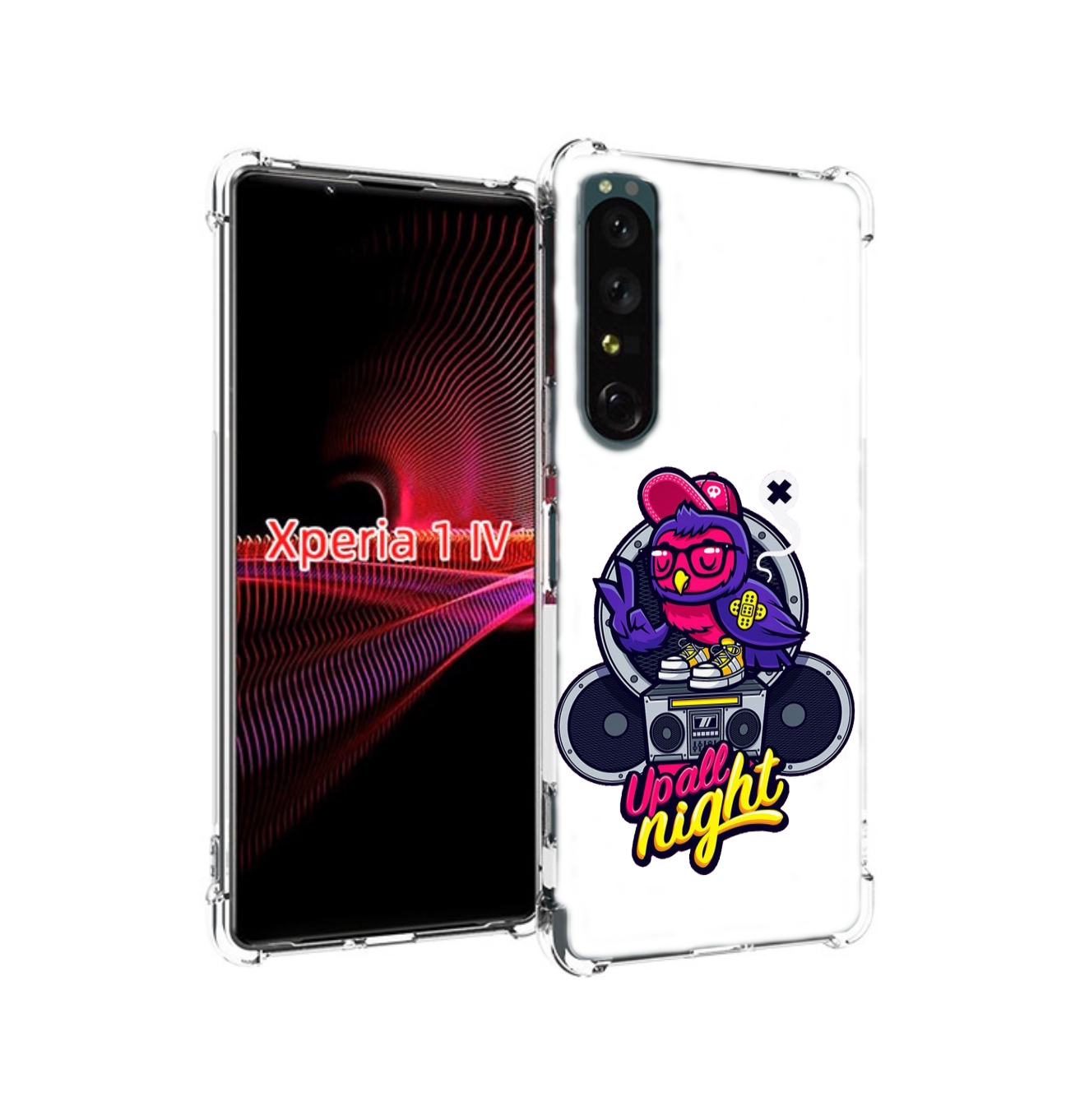 

Чехол накладка MyPads попугай любит музыку для Sony Xperia 1 IV, Прозрачный, Tocco