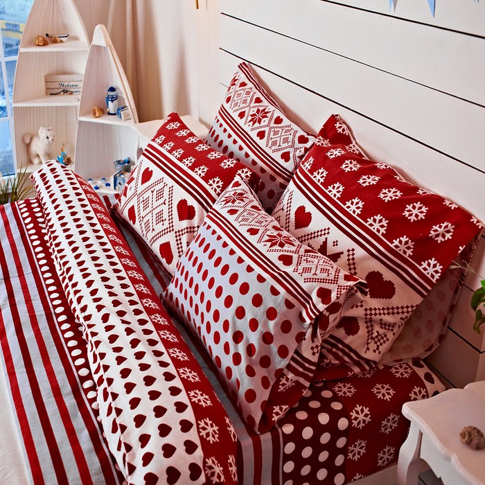 

Постельное бельё 2сп 175х220см, 220х240см, 50х70см 2шт, фланель 170г/м, 100% хлопок