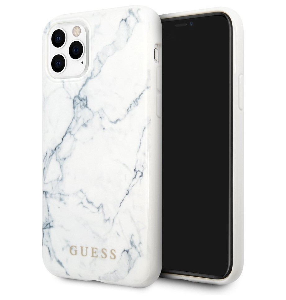 фото Чехол cg mobile guess marble design iphone 11 pro max белый