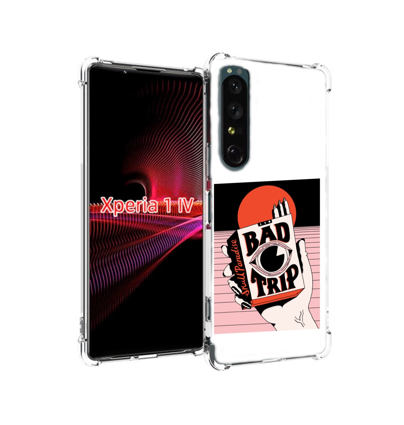 

Чехол накладка MyPads плохая пачка для Sony Xperia 1 IV, Прозрачный, Tocco