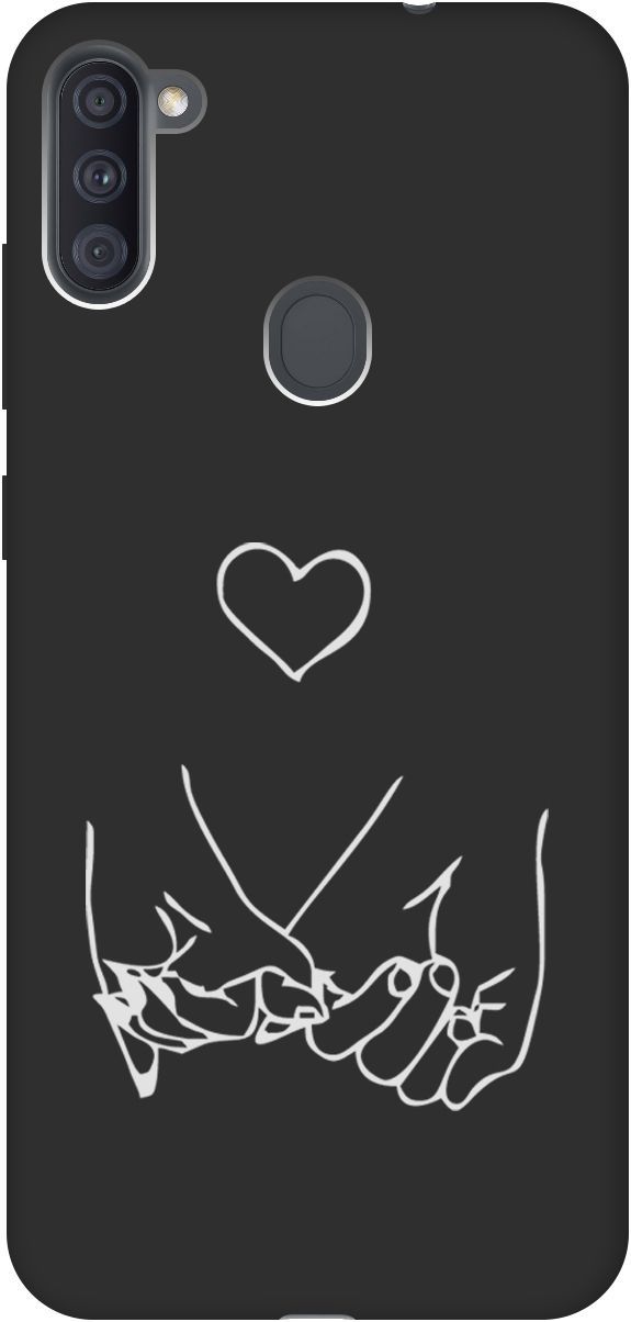 

Чехол на Samsung Galaxy A11/M11 с принтом "Lovers Hands W" черный, Черный;белый, 8405