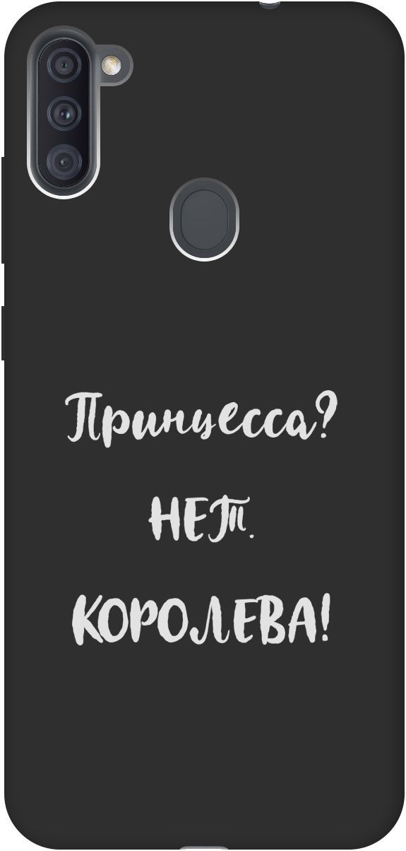 

Чехол на Samsung Galaxy A11/M11 с принтом "Princes W" черный, Черный;серый, 8405