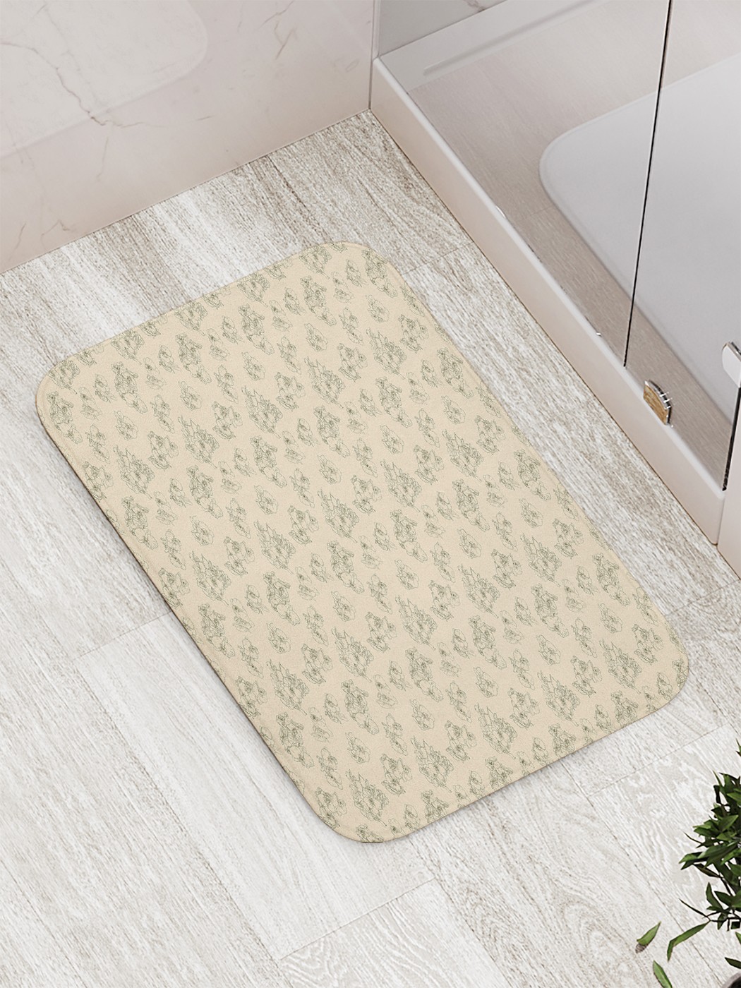 

Коврик противоскользящий для ванной, сауны, бассейна, 77х52 см bath_89862 JoyArty
