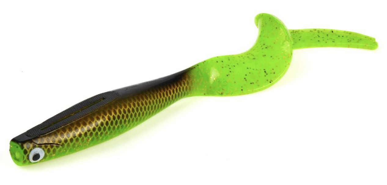

Виброхвост LJ 3D Series Kubira Fire Tail 7" 17,5 см цвет PG45 1 шт., Черный;зеленый, Kubira Fire Tail