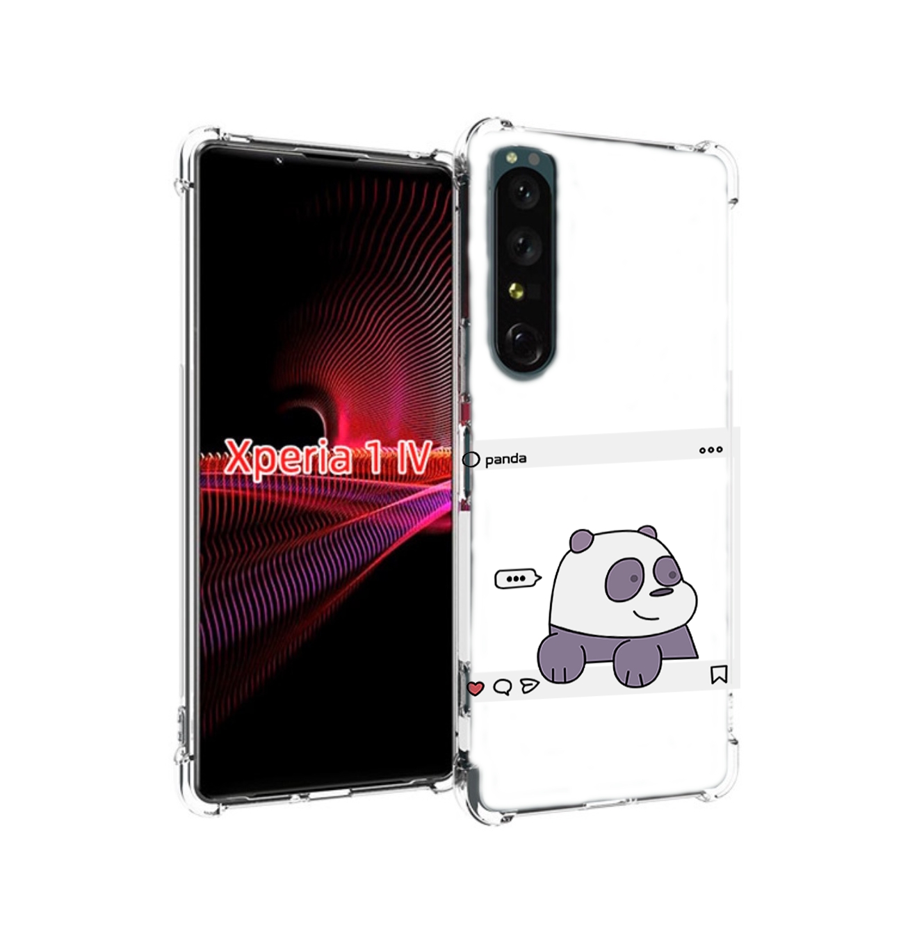 

Чехол накладка MyPads пандочка-фотка для Sony Xperia 1 IV, Прозрачный, Tocco