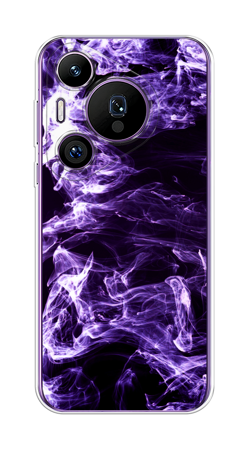 

Чехол на Huawei Pura 70 Pro/70 Pro Plus "Фиолетовый дым", Фиолетовый;белый;черный, 6124150-1
