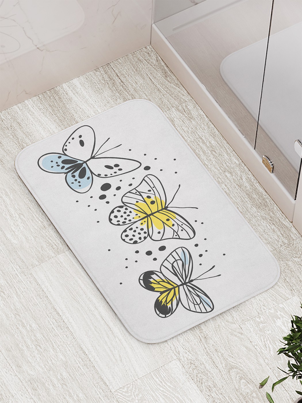

Коврик противоскользящий для ванной, сауны, бассейна, 77х52 см bath_89789 JoyArty