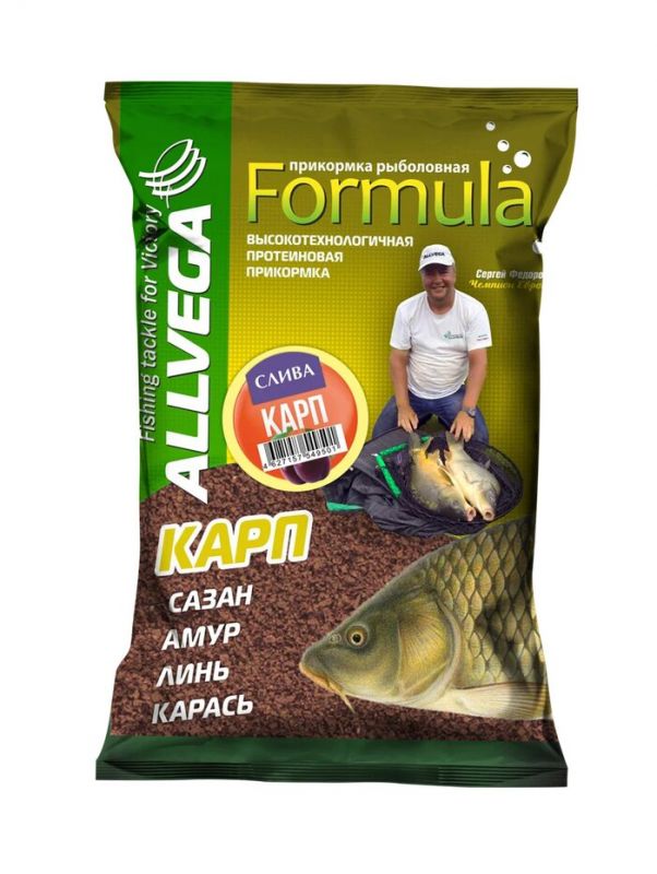 Прикормка Allvega Formula Carp Plum 0,9кг