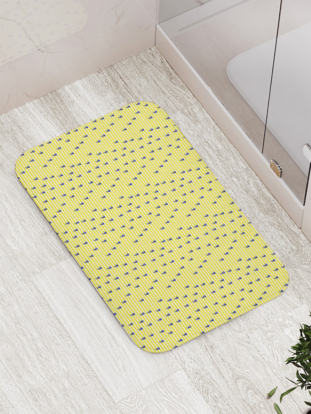 

Коврик противоскользящий для ванной, сауны, бассейна, 77х52 см bath_89755 JoyArty