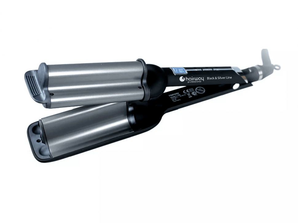 

Электрощипцы Hairway Black&Silver Line С036, Серебристый;черный, С036
