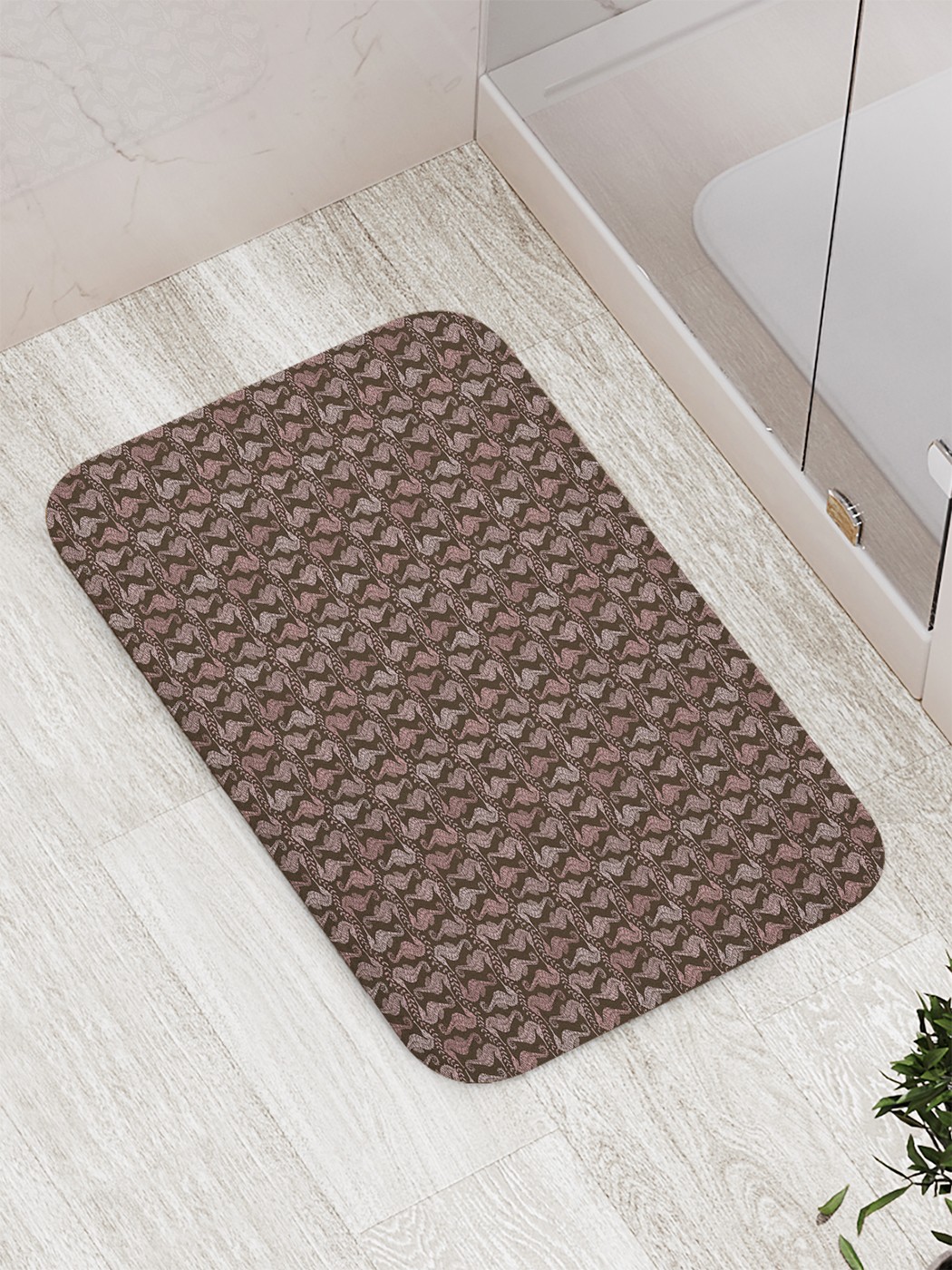 

Коврик противоскользящий для ванной, сауны, бассейна, 77х52 см bath_89739 JoyArty