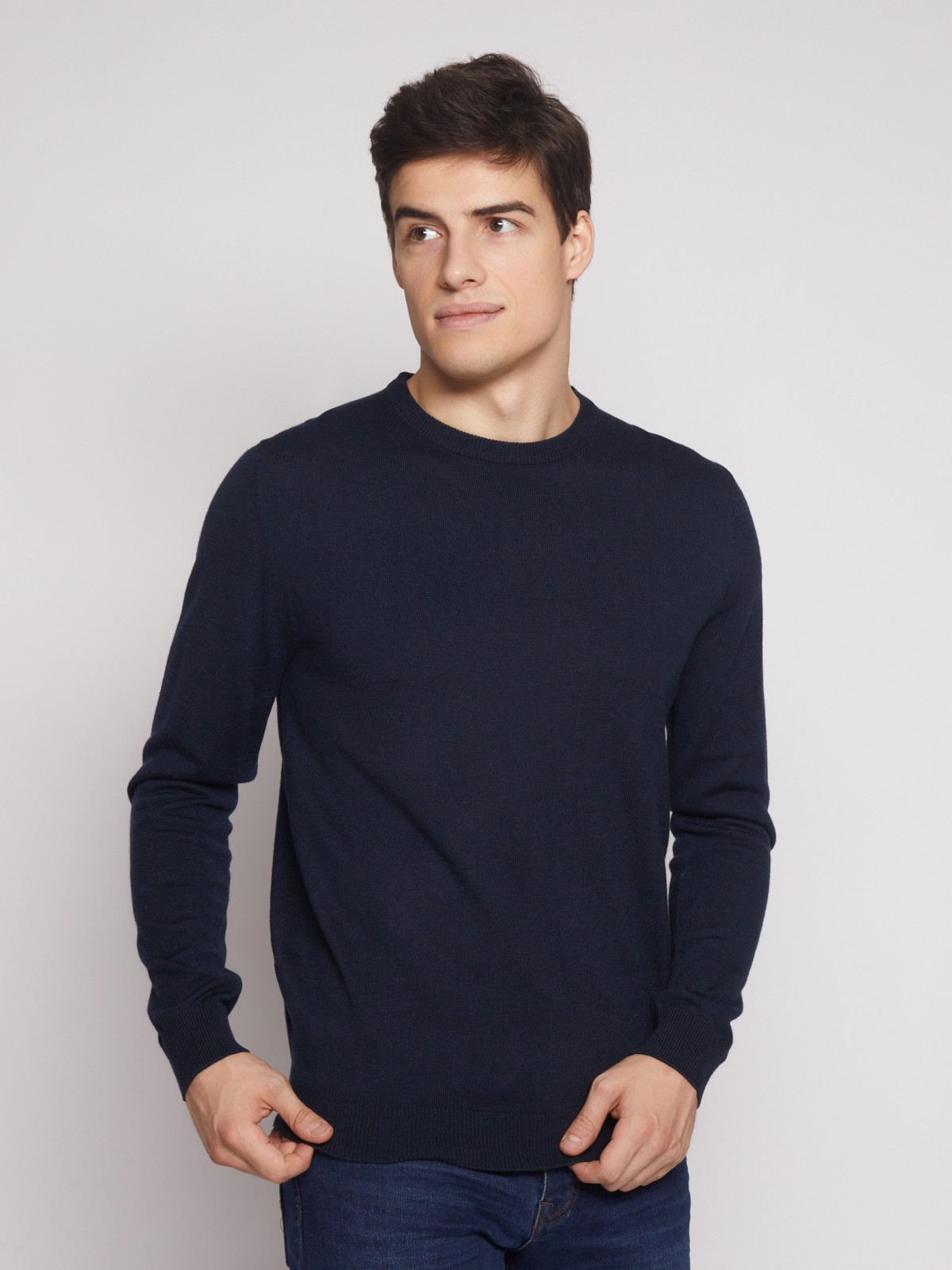 

Джемпер мужской Zolla 12426163022 синий 3XL, 012426163022