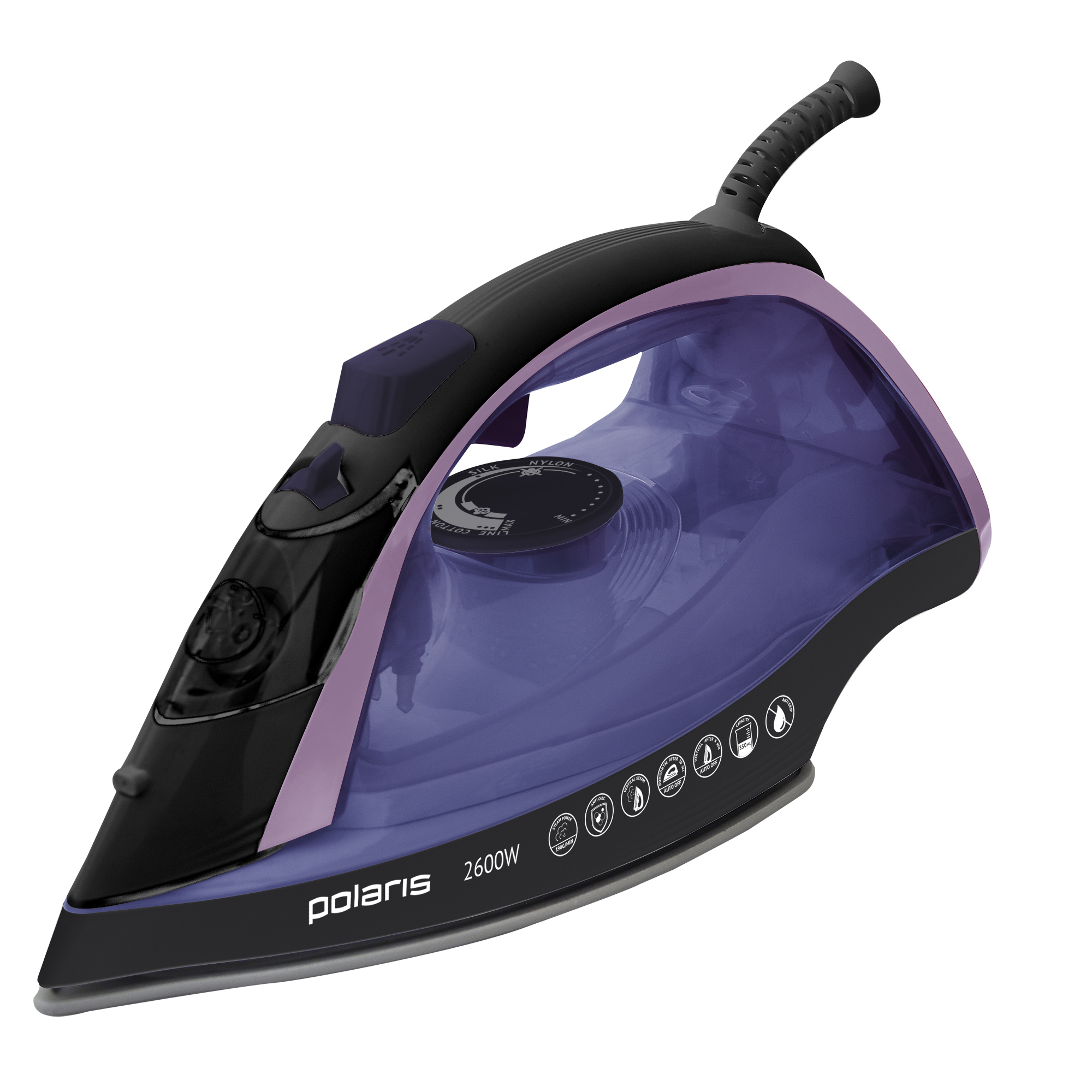 фото Утюг polaris pir 2668ak black/purple