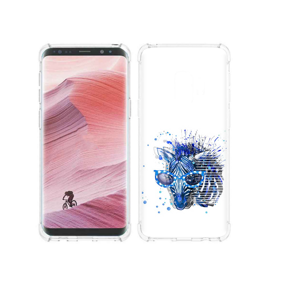 

Чехол MyPads Tocco для Samsung Galaxy S9 расплывчатая зебра (PT101623.567.577), Прозрачный, Tocco