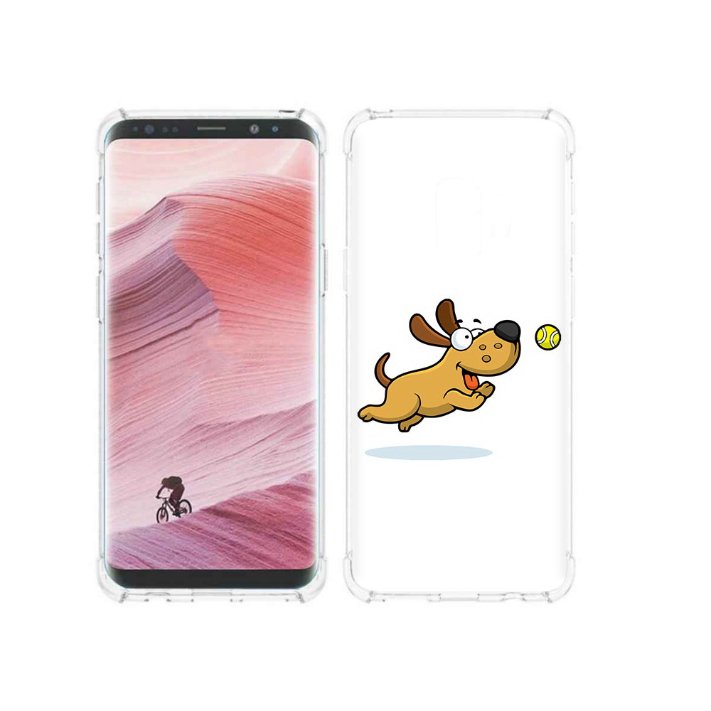 

Чехол MyPads Tocco для Samsung Galaxy S9 пёсик (PT101623.567.563), Прозрачный, Tocco