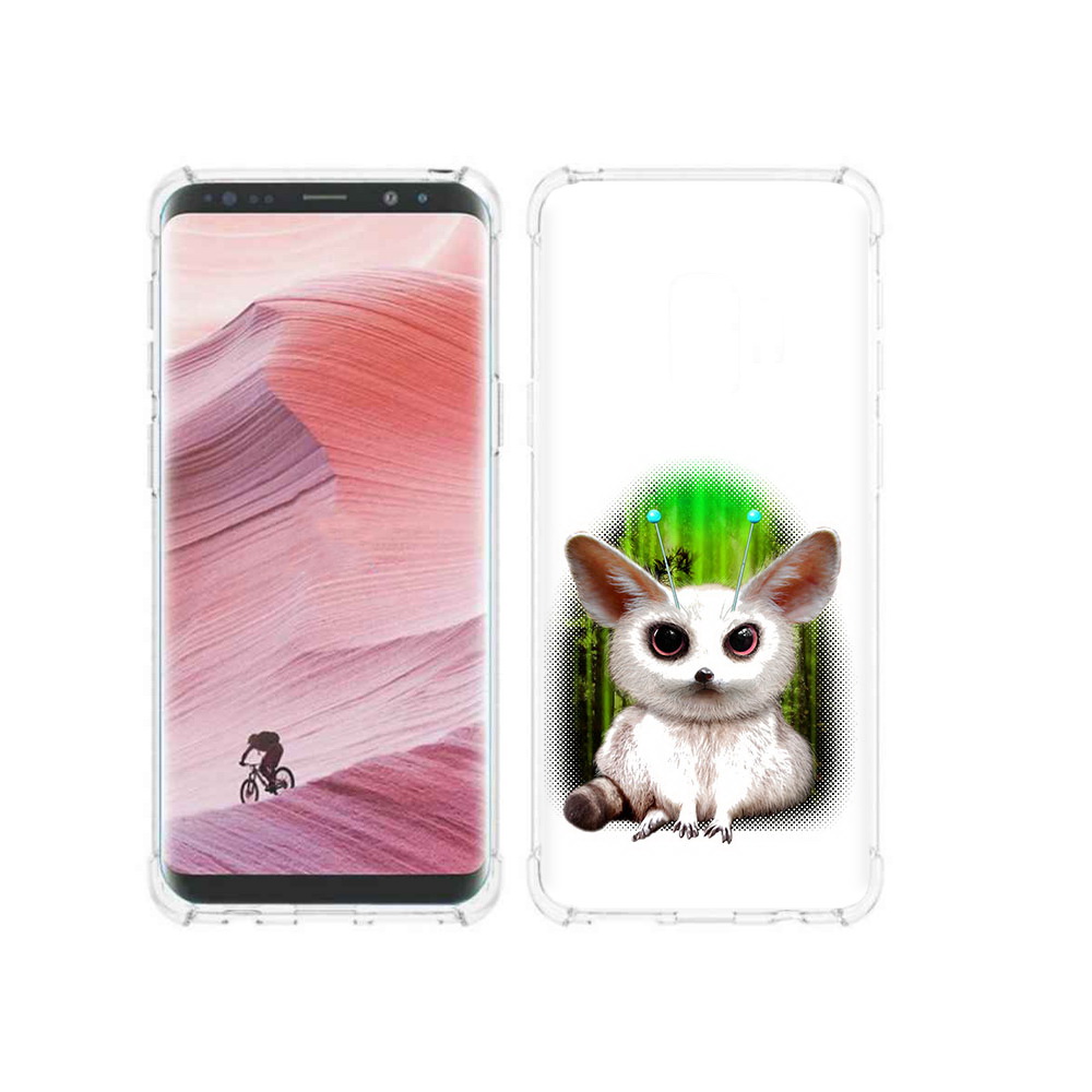 

Чехол MyPads Tocco для Samsung Galaxy S9 пушистое животное (PT101623.567.560), Прозрачный, Tocco