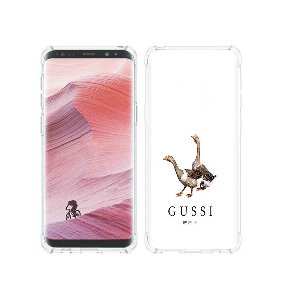 

Чехол MyPads Tocco для Samsung Galaxy S9 Гусси бренд (PT101623.567.56), Прозрачный, Tocco
