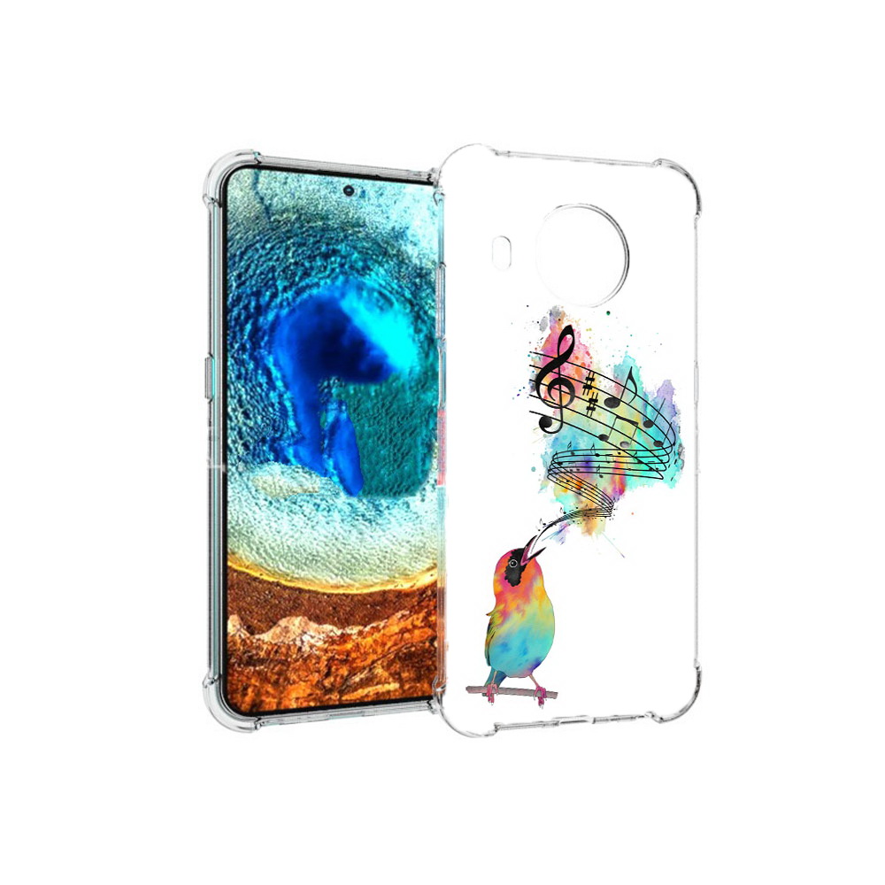 

Чехол MyPads Tocco для Nokia X20 певчая птичка (PT159436.101.536), Прозрачный, Tocco