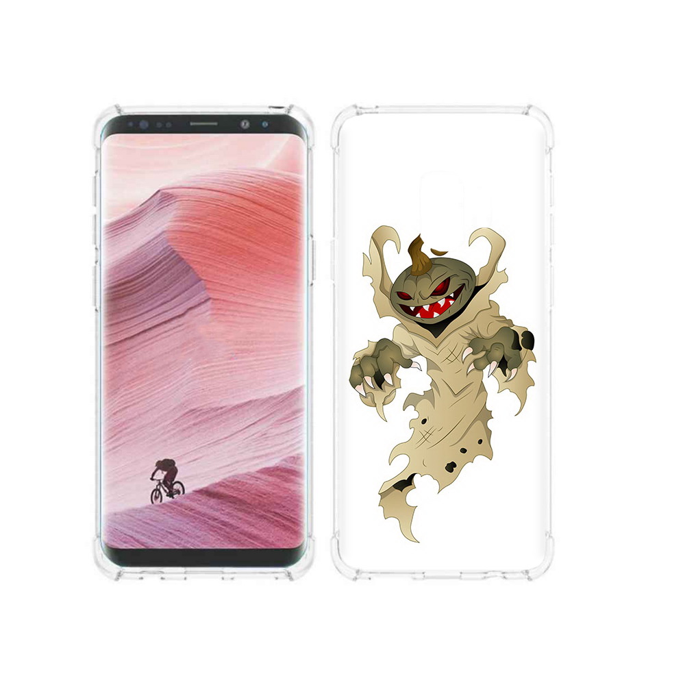 

Чехол MyPads Tocco для Samsung Galaxy S9 призрак хэллоуина (PT101623.567.555), Прозрачный, Tocco