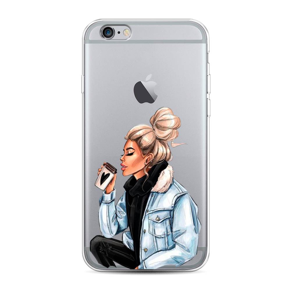 

Чехол Awog на Apple iPhone 6S / Айфон 6S "Cute girl", Разноцветный, 0104S50-7