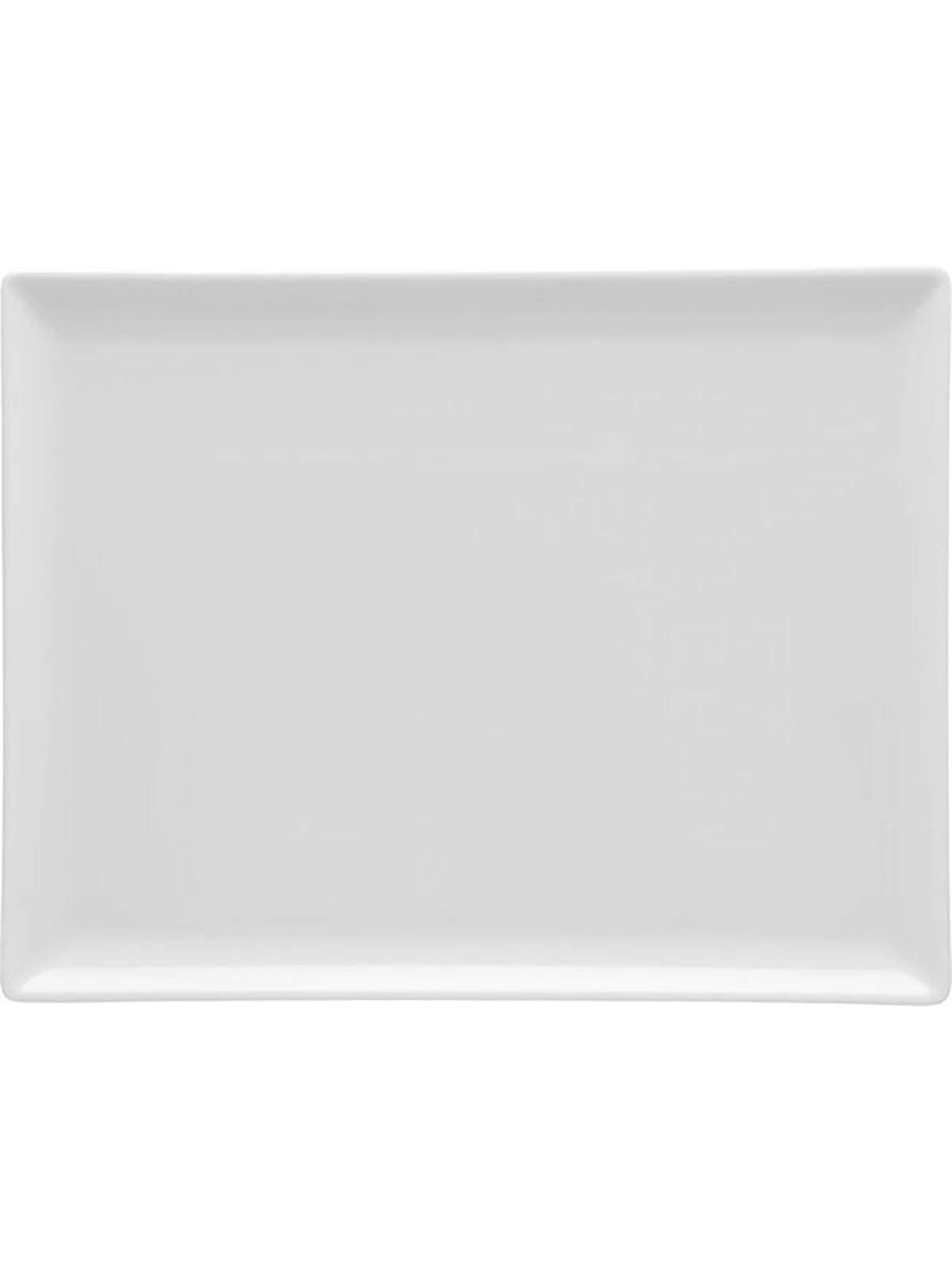 

Блюдо прямоугольное Lubiana San Marino фарфоровое 31x24 см белое