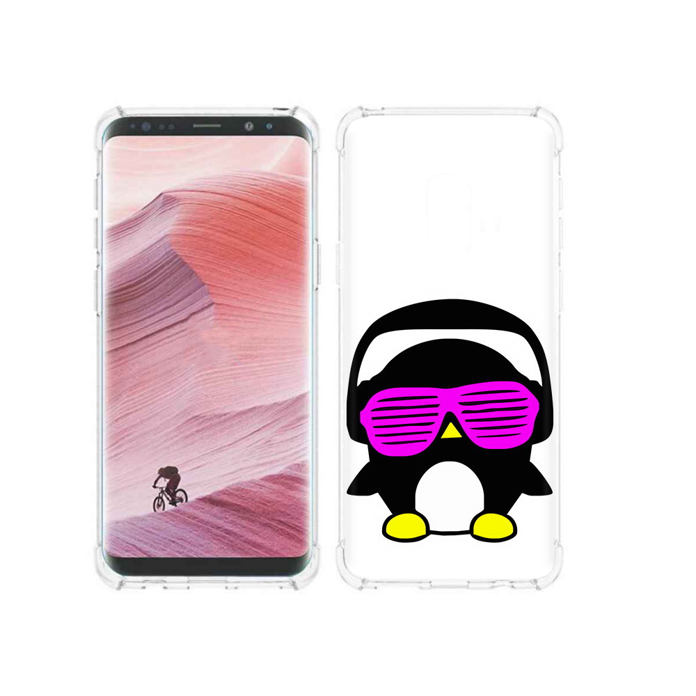 

Чехол MyPads Tocco для Samsung Galaxy S9 пингвин (PT101623.567.541), Прозрачный, Tocco