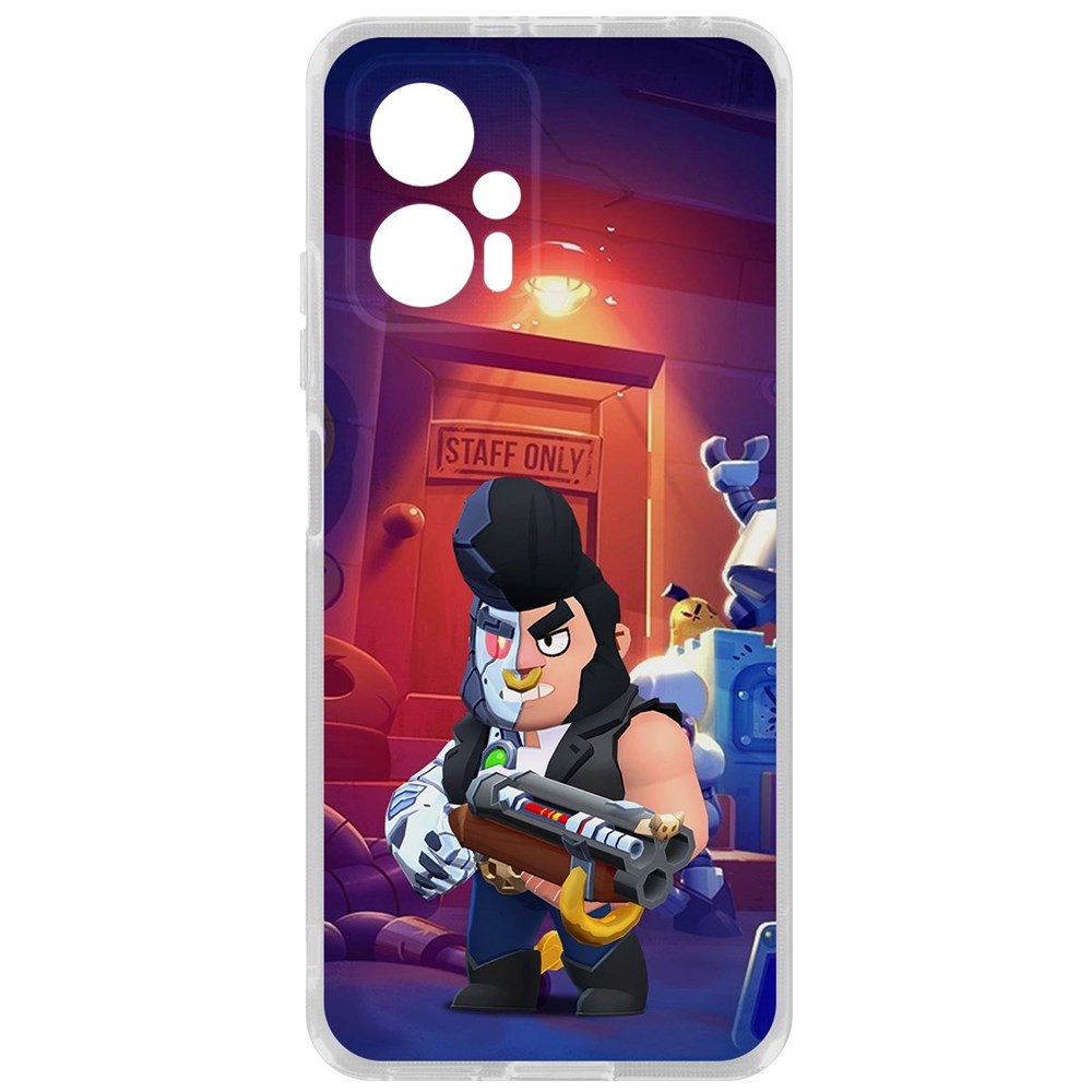 

Чехол-накладка Brawl Stars-Б-800 для Poco X4 GT, Прозрачный