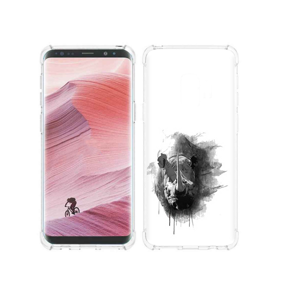 

Чехол MyPads Tocco для Samsung Galaxy S9 носорог (PT101623.567.523), Прозрачный, Tocco
