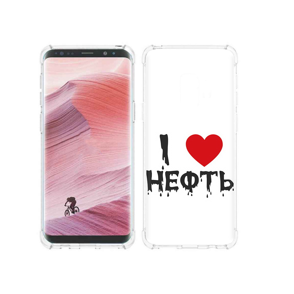 

Чехол MyPads Tocco для Samsung Galaxy S9 нефть (PT101623.567.522), Прозрачный, Tocco