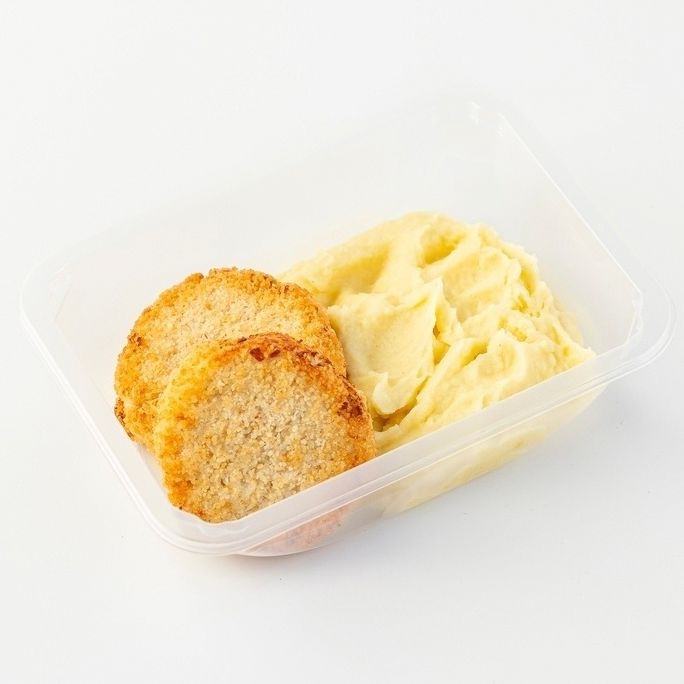 

Котлета из трески ВкусВилл с картофельным пюре 320 г