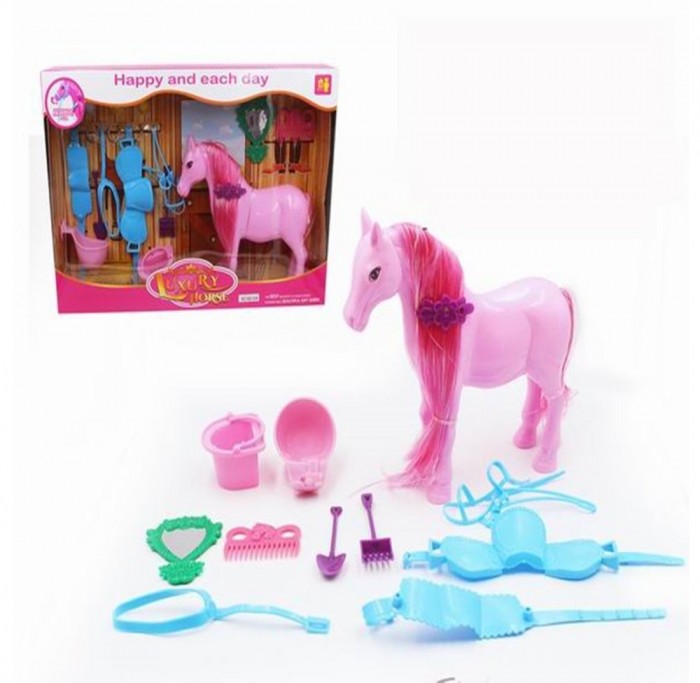 

Игровой набор Наша игрушка Любимая лошадка, предметов 12 шт. Y2942132