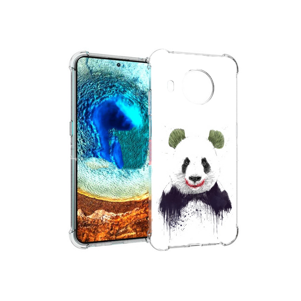 

Чехол MyPads Tocco для Nokia X20 панда джокер (PT159436.101.533), Прозрачный, Tocco