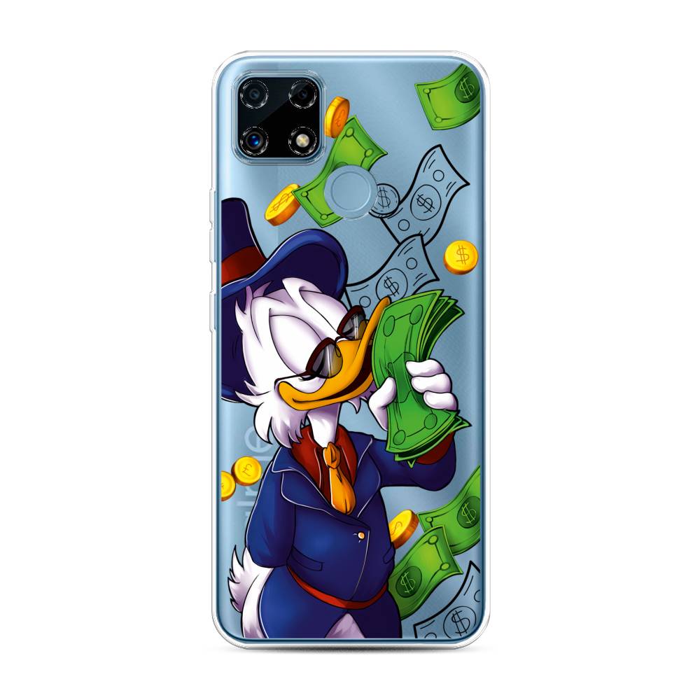 

Чехол на Oppo Realme C25 "Scrooge McDuck with Money", Синий;зеленый;белый, 257450-6