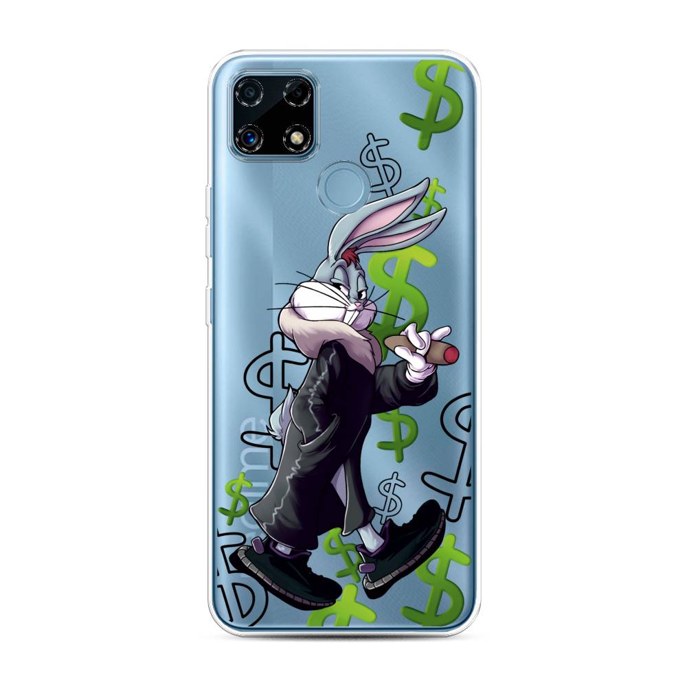

Чехол на Oppo Realme C25 "Rich Bugs Bunny", Зеленый;черный;голубой, 257450-6