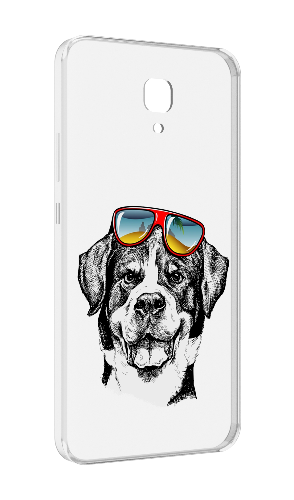 

Чехол MyPads счастливая собака для Meizu M5 Note, Прозрачный, Tocco