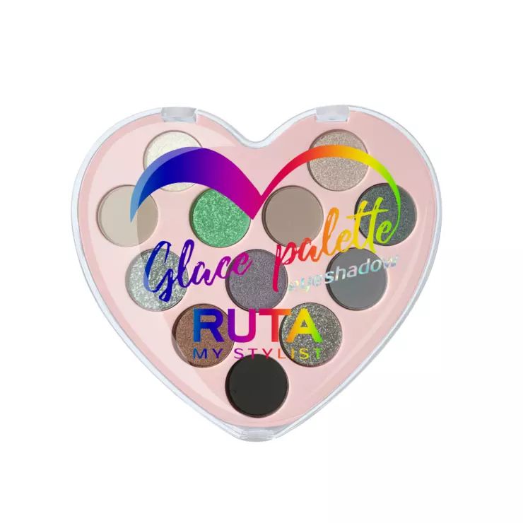Палетка теней RUTA GLACE palette блеск для губ rich gloss ruta 03 желание перемен